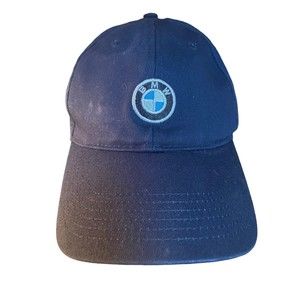 BMW Cap Adjustable Strapback Embroidered Logo Blue Octagon Hat